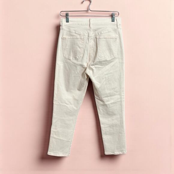 Tory Burch Mara Ankle Cropped Stretch Skinny Jeans Ballet Pink Women's size 29 - Picture 4 of 14